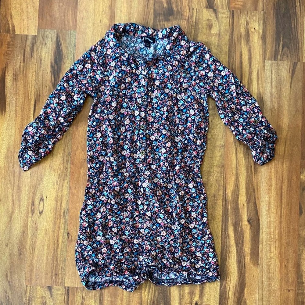 ART CLASS Daisy Flower Romper Size L 10 #12